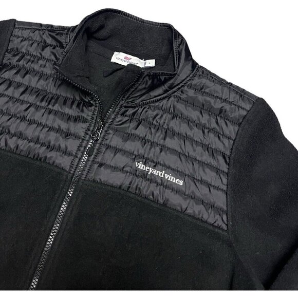Vineyard Vines FLEECE Light Golf Spring Fall Windbreaker Jacket Womens Large - Picture 2 of 4